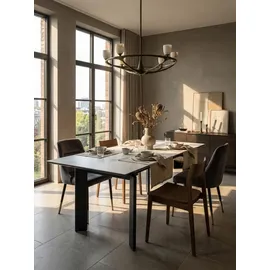 KADIMA DESIGN Esszimmertisch 180 x 95 x 77 cm weiß