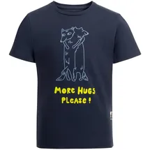 Jack Wolfskin Jungen More HUGS T K T-Shirt, Night Blue, 128 cm