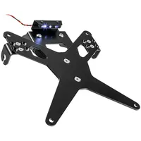 Zieger Kennzeichenhalter X-Line für Motorrad Suzuki GSX-8S, 8R, 8T, 8TT Schwarz