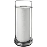 GEFU Küchenrollenhalter Smartline, Edelstahl, Metall, Kunststoff, 34 cm, Beschwerungsgewicht, kippsicher, rutschfest, Küchenzubehör, Küchenrollenhalter