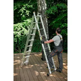 TRIZERATOP DRABEST PRO Serie Schiebeleiter 9 Stufen