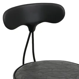 Mendler Barhocker HWC-O84 2er Set höhenverstellbar drehbar Kunstleder Metall Schwarz
