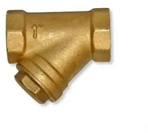 Brass y pattern filter stainless steel strainer 3/8