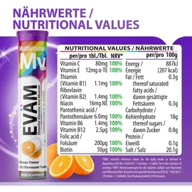 callaghan international EVÄM Multivitamin Brausetabletten 2x 20 Stück