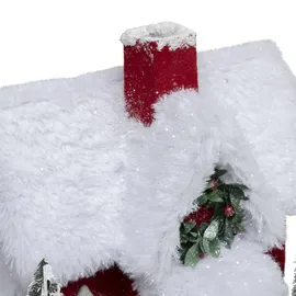 atmosphera createur d ́interieur Weihnachtsmannhaus 24 x 18,5 cm Mehrfarbig