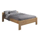 Home Affaire Bett »Hero«, aus massiver Kiefer, Breite 140 cm, inklusive Lattenrost, beige