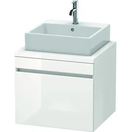 Duravit DuraStyle Waschtisch-Unterschrank DS531002218 60 x 54,8 cm, weiß hochglanz/weiß matt, für Konsole, 1 Auszug