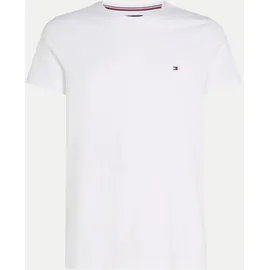 Tommy Hilfiger Core Stretch Slim Fit C Kurzarm-T-Shirt White 3XL