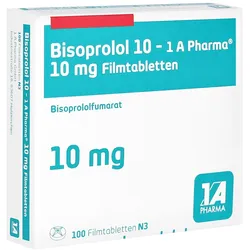 Bisoprolol 10-1a Pharma Filmtabletten 100 St