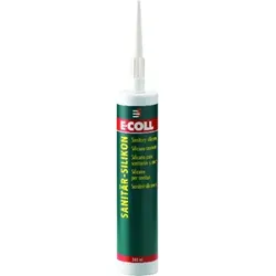 Sanitär Silikon (Polysiloxan) transparent Essigvernetzend 310ml Kartusche - farblos