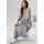 Aniston SELECTED Sommerkleid Grafischer Druck Jeansblau/Weiß 44