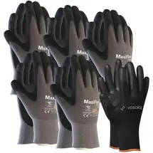 vasalat Maxiflex Handschuhe Größe 8 Ultimate 5 Paar - Arbeitshandschuhe Herren und Damen mit Grip - Montagehandschuhe Nitril