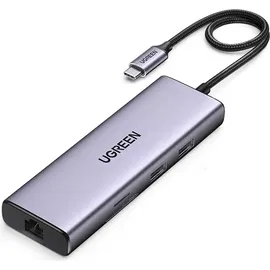UGREEN USB-C to 3*USB.3.0+HDMI Hub with USB-C Power Supply