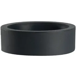 Nicoli Echo Small Ø30 schwarz-anthrazitfarbene runde Vase