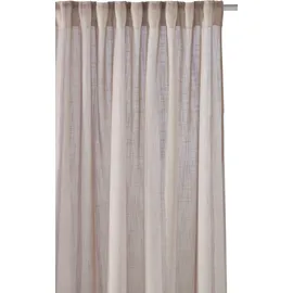 LeGer Home by Lena Gercke Gardine "Zayla", beige (creme), B:135cm H:225cm, Polyester, LEGER HOME BY LENA GERCKE, Gardinen, Gardine, Leinenoptik, Vielseitiges Multifunktionsband, Verschiedene Längen