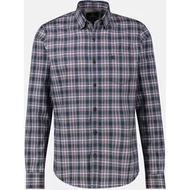 Lerros Langarmhemd »LERROS Kariertes Flanellhemd in Übergrössen