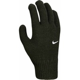 Nike Swoosh Knit Strick-Handschuhe Kinder 010 black/white S/M