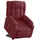 vidaXL Massagesessel mit Aufstehhilfe Polyester 149 x 77 x 0 cm Weinrot elektrisch