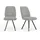 Home Affaire Esszimmerstuhl HOME AFFAIRE "Mily Essstuhl, Wohnstuhl, Polsterstuhl, 4-Fußstuhl", grau (taupe grau, schwarz), B:54,5cm H:91cm T:61cm, Holzwerkstoff, Metall, Polyester, Stühle, Esszimmerstuhl