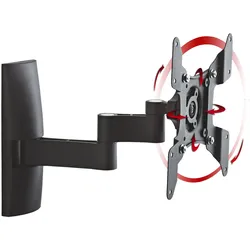 VCM Universal TV Halterung   VESA Wandhalterung   Halter Fernsehhalter flach neigbar schwenkar   Belastbarkeit bis zu 15kg - TS3