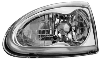 Kristall-Scheinwerfer für CRX DEL SOL (93–97) – Chrom