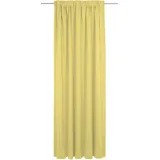 ADAM Audio Vorhang ADAM "Uni Collection light", gelb, B:142cm H:365cm, Baumwolle (Bio-Baumwolle), Gardinen, aus 100% Bio-Baumwolle