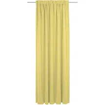 ADAM Audio Vorhang ADAM "Uni Collection light", gelb, B:142cm H:365cm, Baumwolle (Bio-Baumwolle), Gardinen, aus 100% Bio-Baumwolle