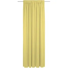 ADAM Audio Vorhang ADAM "Uni Collection light", gelb, B:142cm H:365cm, Baumwolle (Bio-Baumwolle), Gardinen, aus 100% Bio-Baumwolle