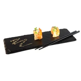 APS Servierplatte 24x15 cm Naturschiefer, 1 Stück