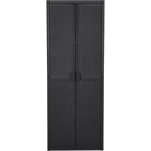 vidaXL Gartenschrank 0,65 x 0,45 x 1,72 schwarz