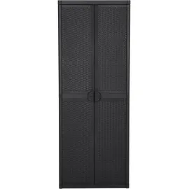 vidaXL Gartenschrank 0,65 x 0,45 x 1,72 schwarz