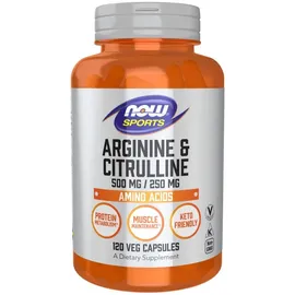 NOW Foods Arginin & Citrullin Mix Kapseln 120 St