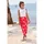 LASCANA Jerseyrock Damen Floral Rot 46