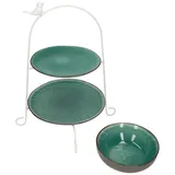 Mambocat B. Etagere Reactive Glaze Green - Leros - bluegreen 42,00 cm - 2008886