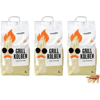 Maister BBQ Grillkolben 3er-Pack (9 kg