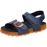 LICO Bioline Master Pantoletten, Marine/Orange, 32 EU