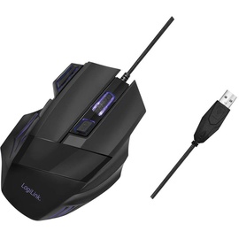 Logilink Gaming Mouse, schwarz, USB (ID0202)