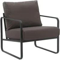 CLP Lounger Manea braun/Kunstleder
