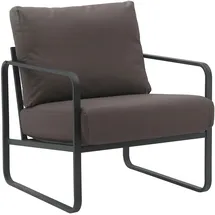 CLP Lounger Manea braun/Kunstleder
