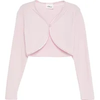 S.Oliver - Festlicher Bolero mit Blumenknopf, Kinder, Rosa, 116/122