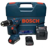 Bosch Schlagbohrmaschine, 18 V (2 x 1,5 Ah) GSB 18 V-21 im Koffer – Bosch 0615990M00