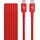Apple Beats USB-C zu USB-C gewebtes Kabel 1.5 m Rapid Red
