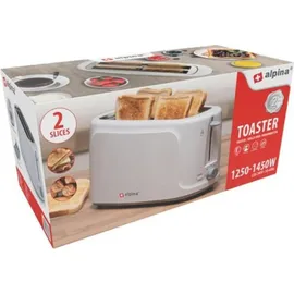 Alpina Toaster, 1450 Watt, Weiß