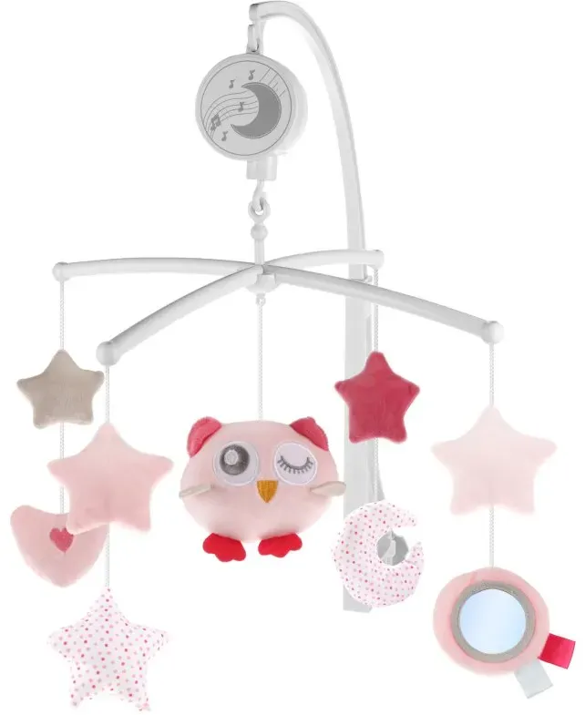 Zopa Music Mobile Owl Baby-Karussell für das Kinderbett mit Melodie 1 St.