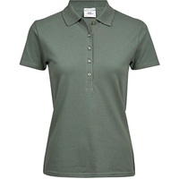 Tee Jays Ladies` Pima Cotton Polo, Leaf Green,