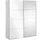 VCM Schiebetürenschrank Veto 183 x 221 x 61 cm Weiß