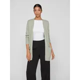 VILA VIRIL OPEN L/S KNIT CARDIGAN - NOOS Grün S