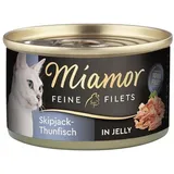 Miamor Feine Filets Skipjack Thunfisch in Jelly 24 x 100 g