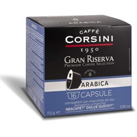Caffè Corsini Gran Riserva Arabica Kaffee Kompatibel Mit Dolce Gusto 6 Packung Mit 16 Kepseln, 1740 g