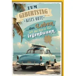 Geburtstagskarte Auto 5510009 Bild